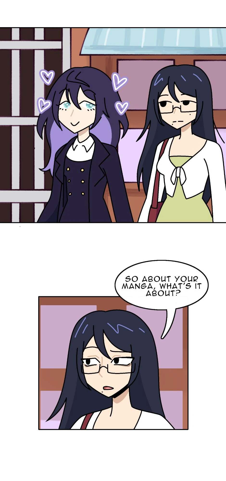 The stranger's a fan?, page 1