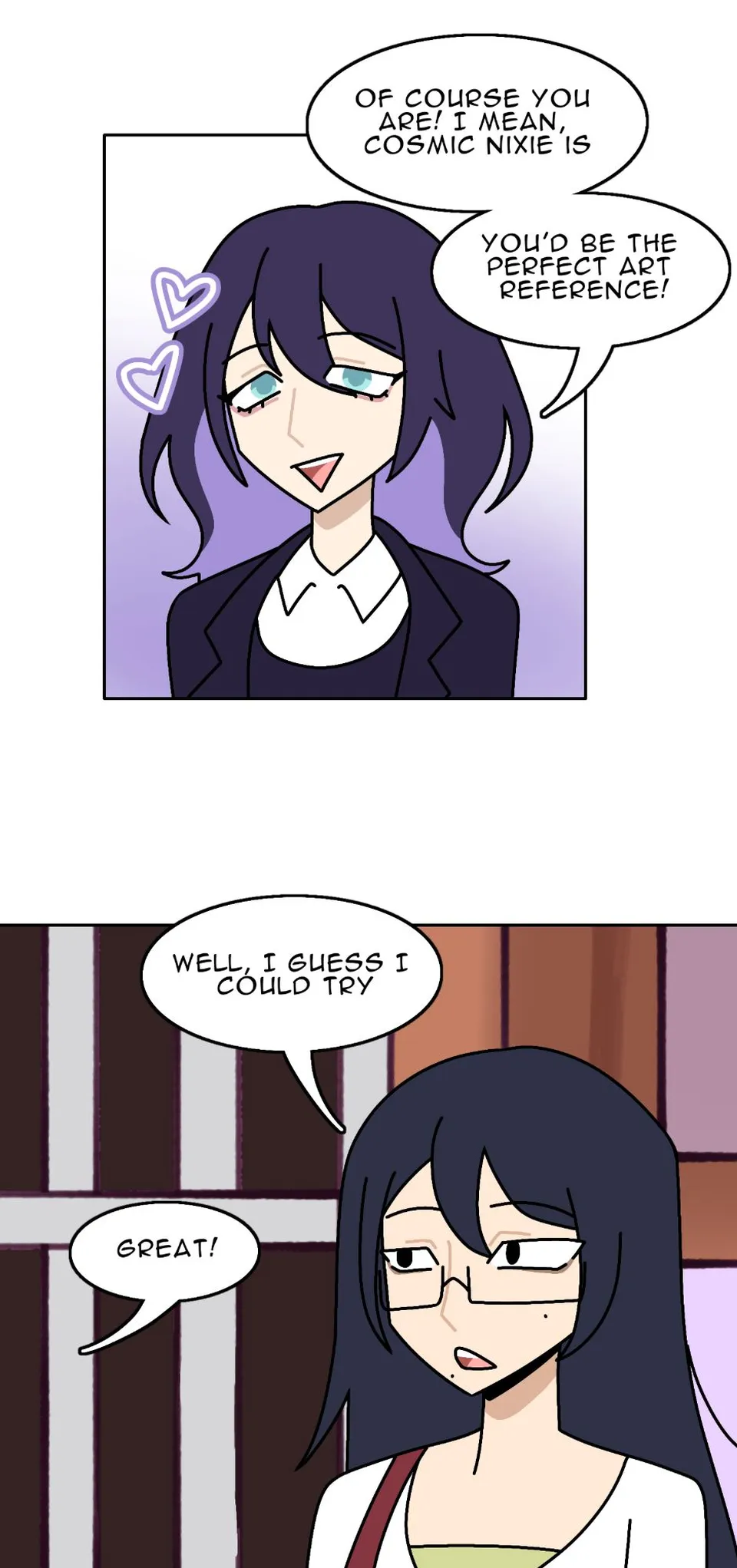 The stranger's a fan?, page 7