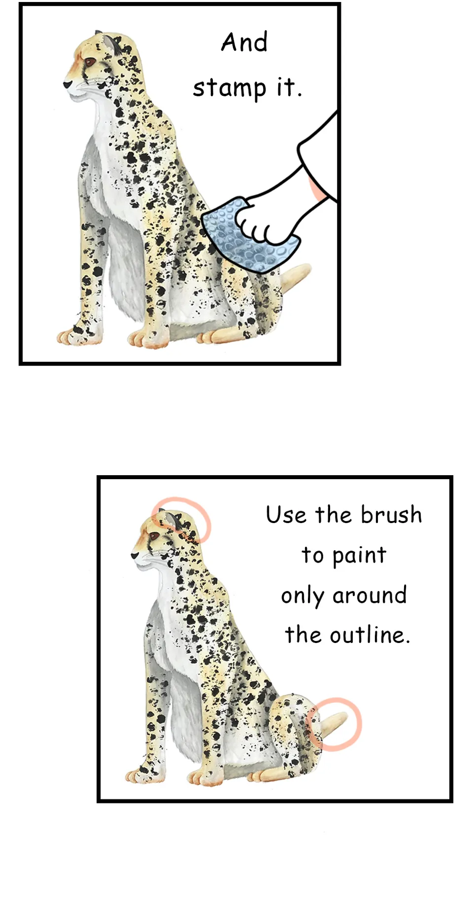 139. ◆Painting Cheetah Patterns, page 4