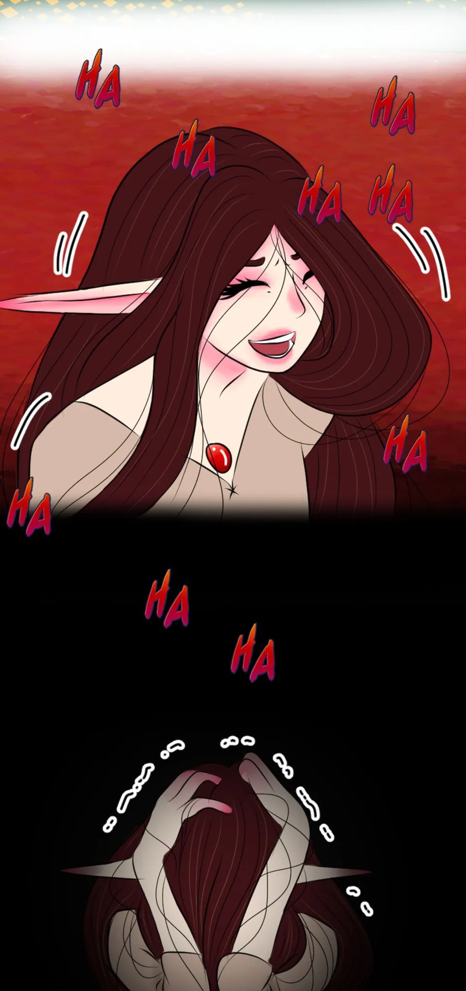 Le masque tombe, page 14