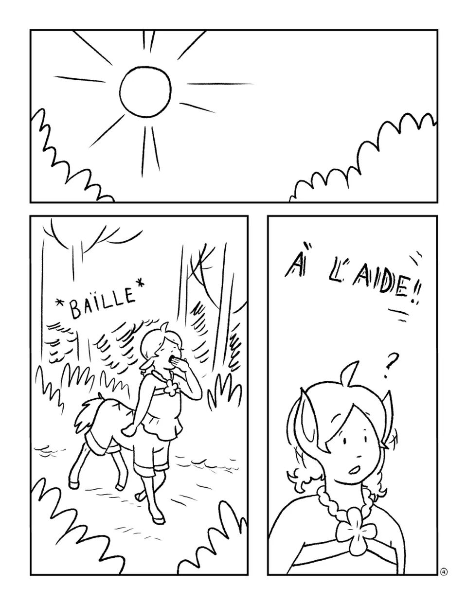 La créature de la grotte, page 1