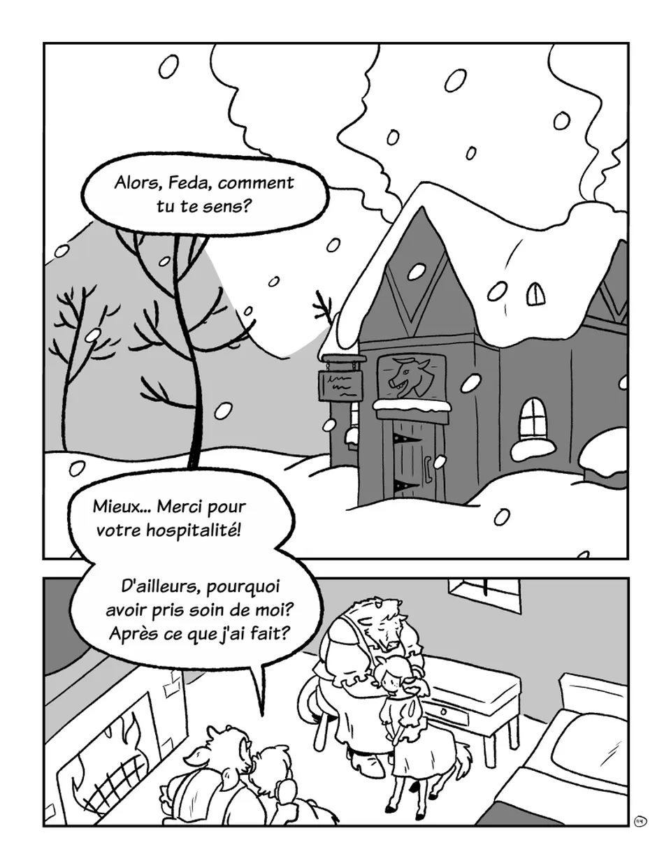 Jour de neige, Seite 2