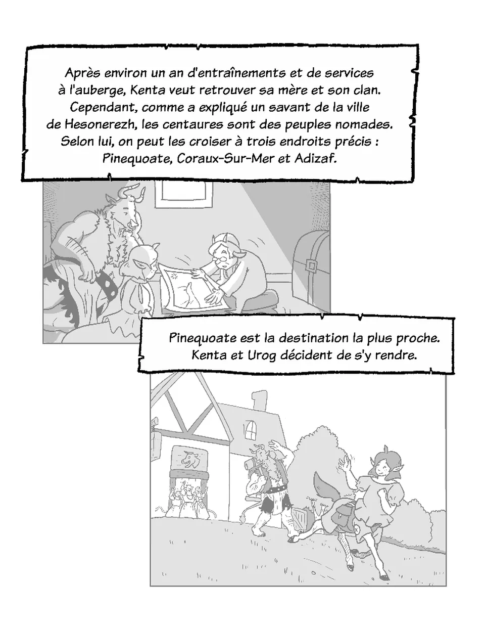 Le chemin de pins, page 1