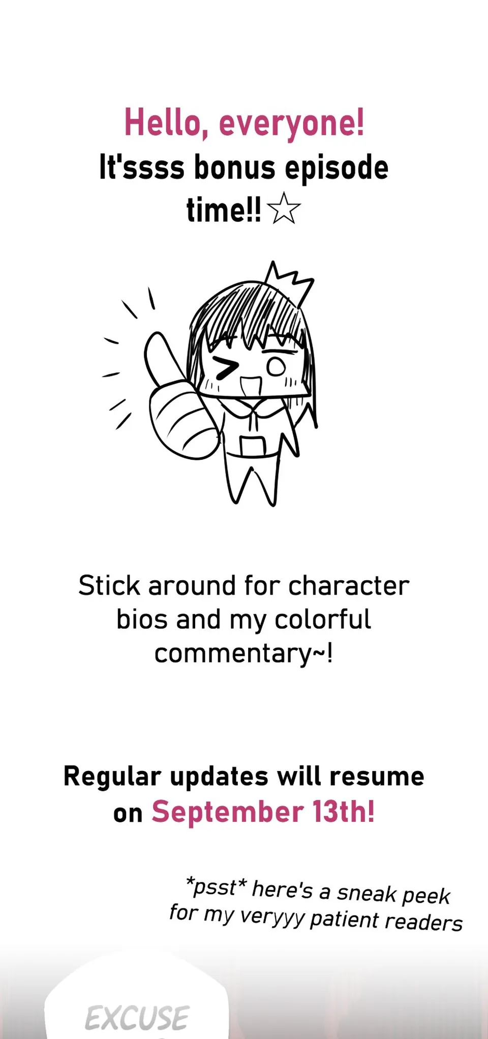 Character Bios, Seite 1