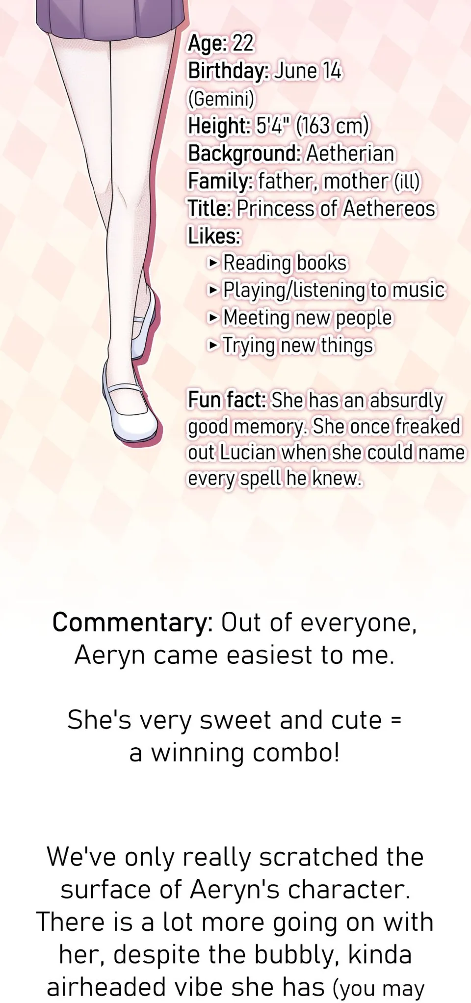 Character Bios, Seite 7