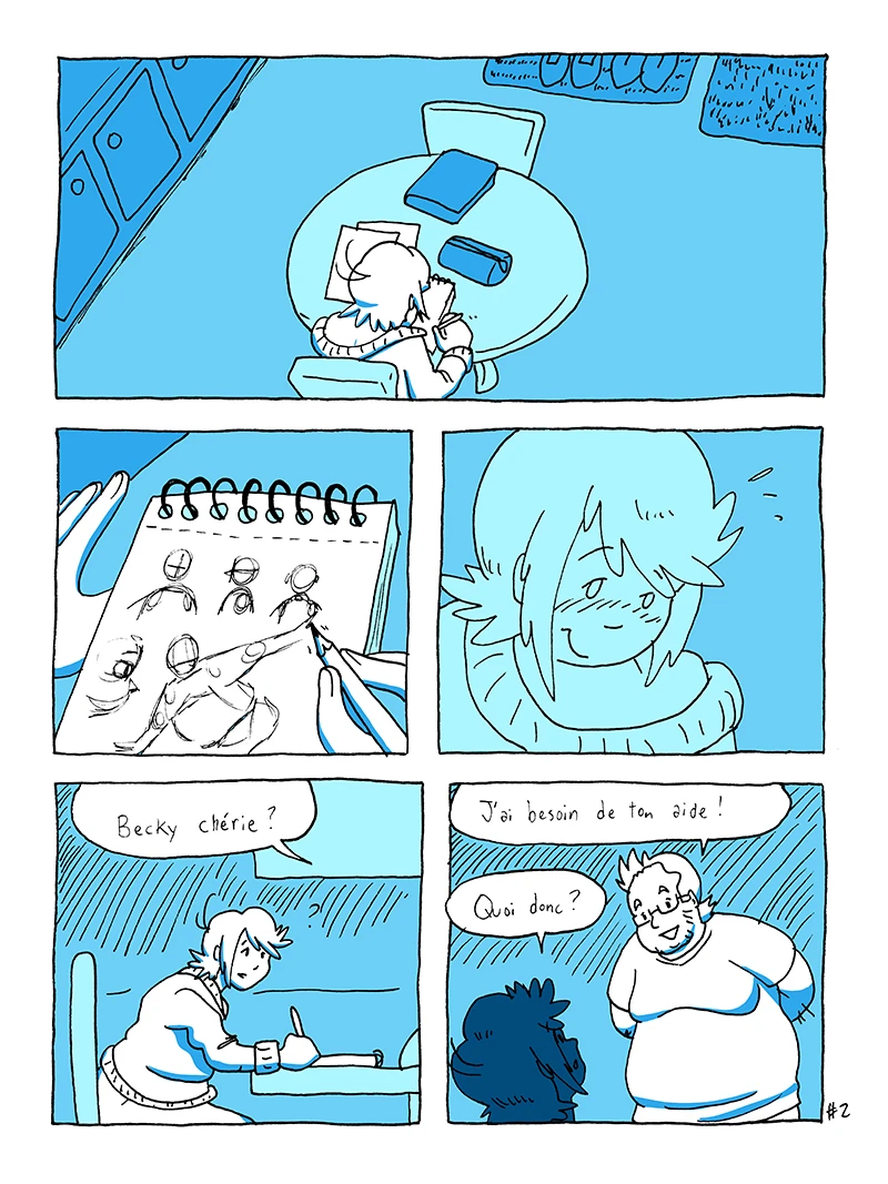Séance de dessin, halaman 2