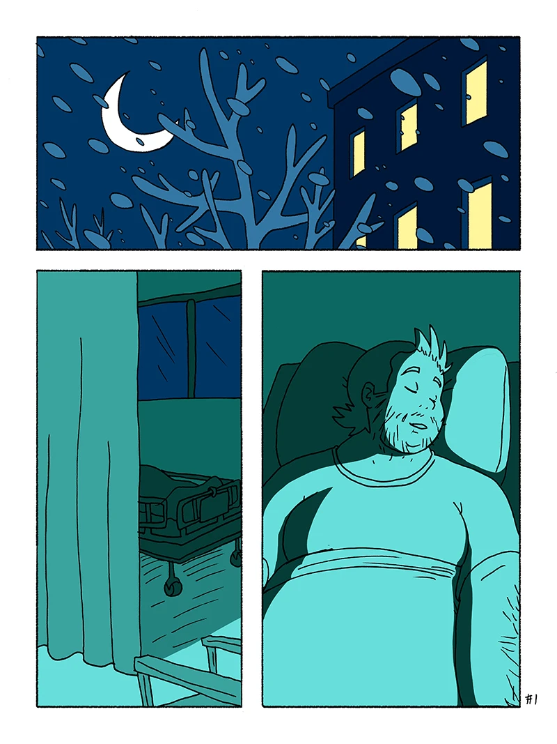 Une nuit à l'hôpital, halaman 1