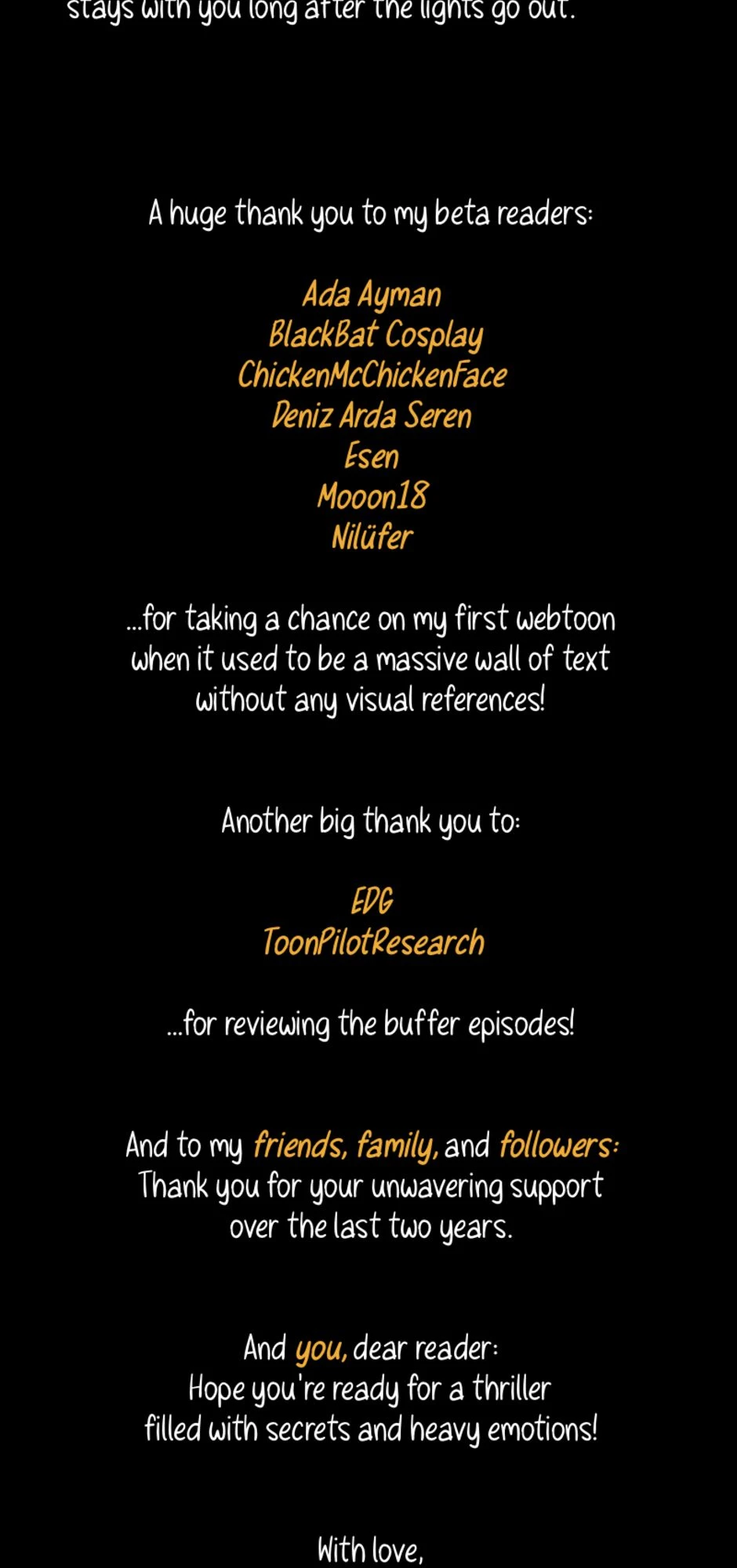 Author's Note, Seite 3