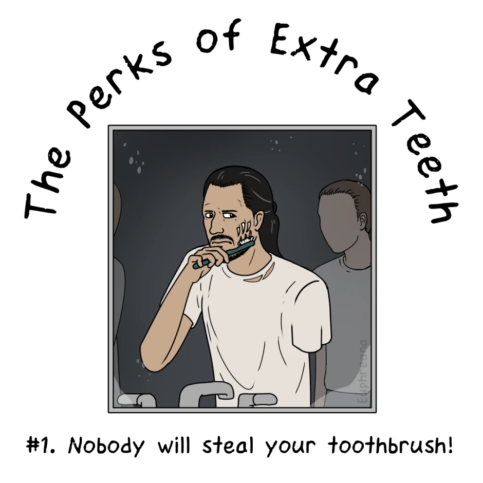 The Extra Perks of Extra Teeth,第 1 頁