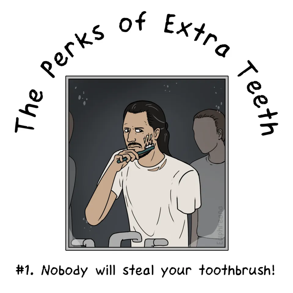 The Extra Perks of Extra Teeth, page 1