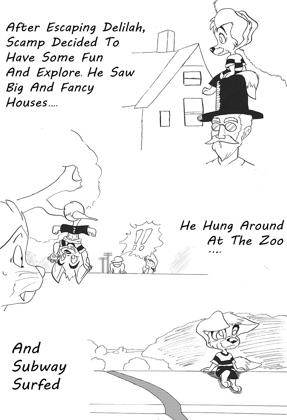 Chapter 1: His Name Is Scamp! (Part 3)，第 1 頁
