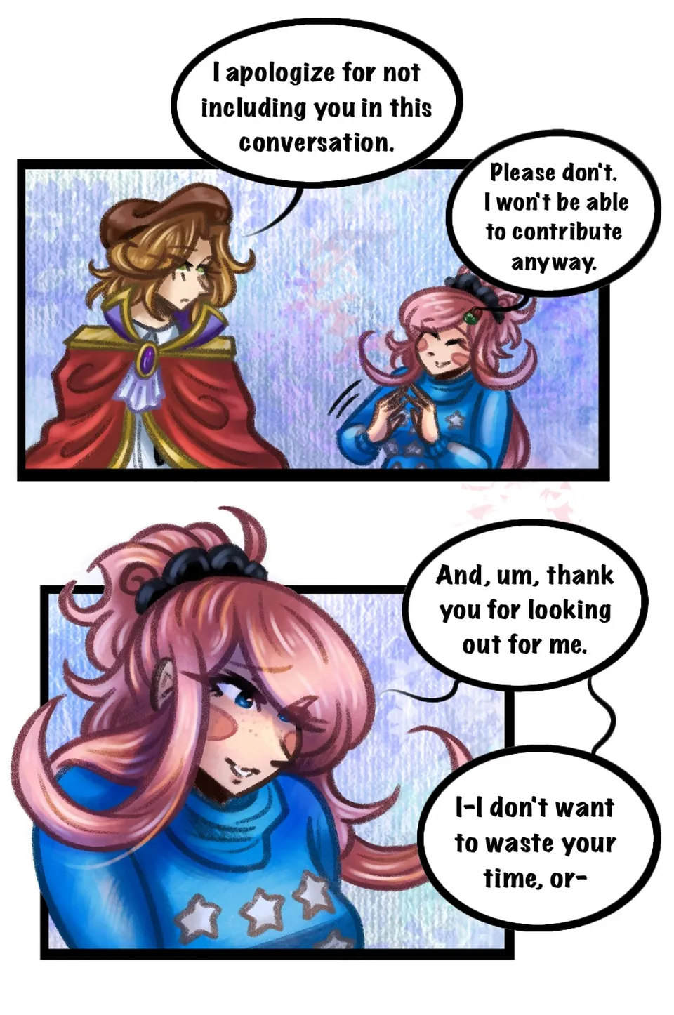 Chapter 3.1 - Getting to know you game, page 13