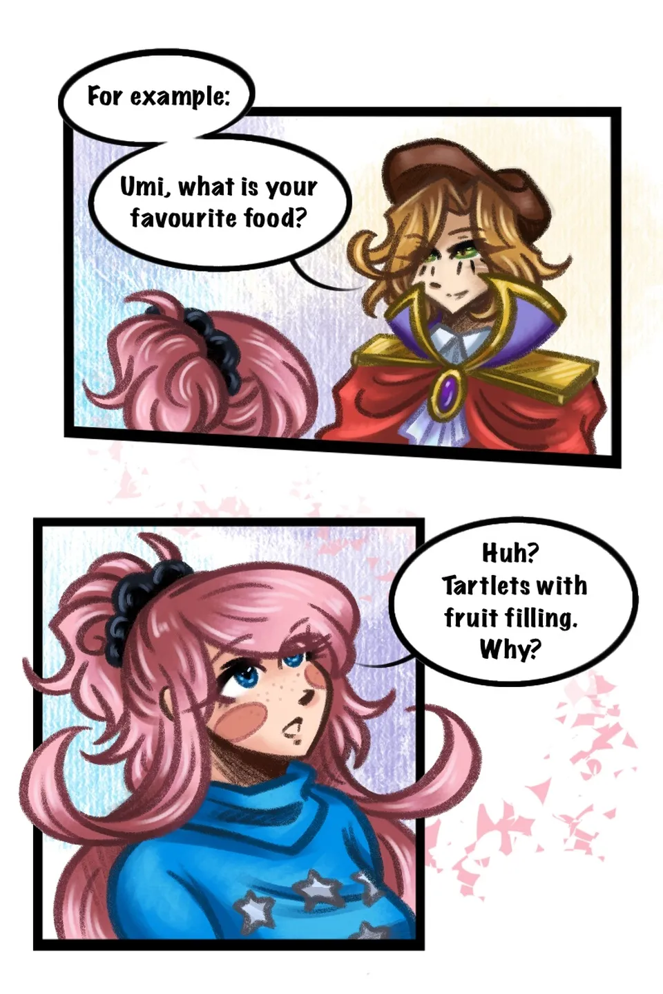 Chapter 3.1 - Getting to know you game, page 31