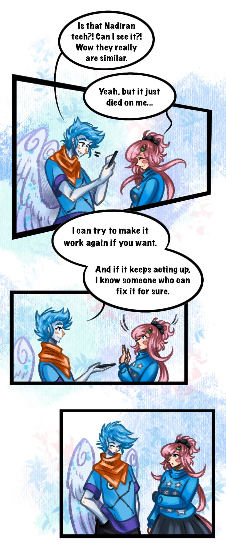 Chapter 3.1 - Getting to know you game, page 54