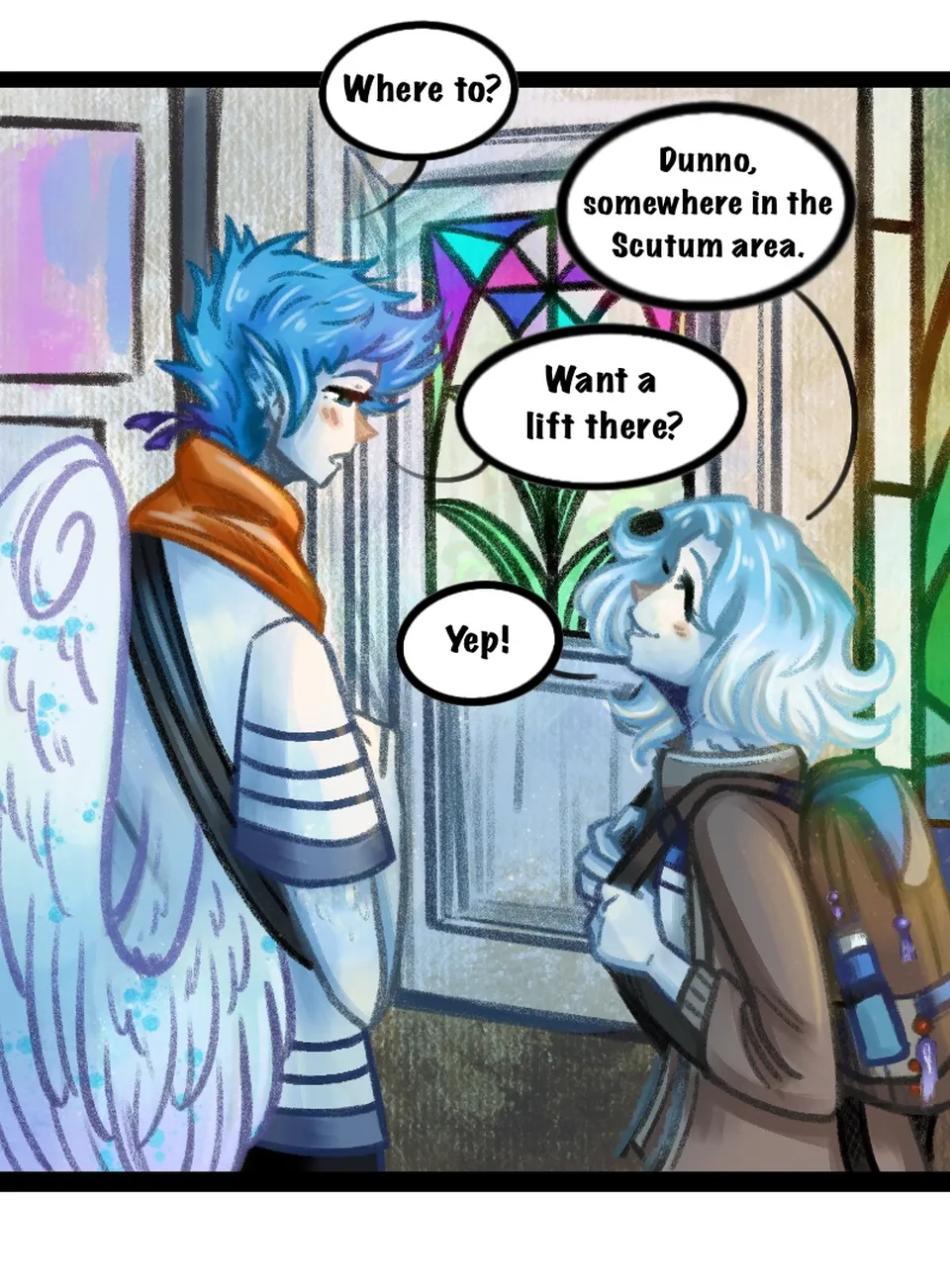 Chapter 7.1 - A spoken word takes it's flight, page 7