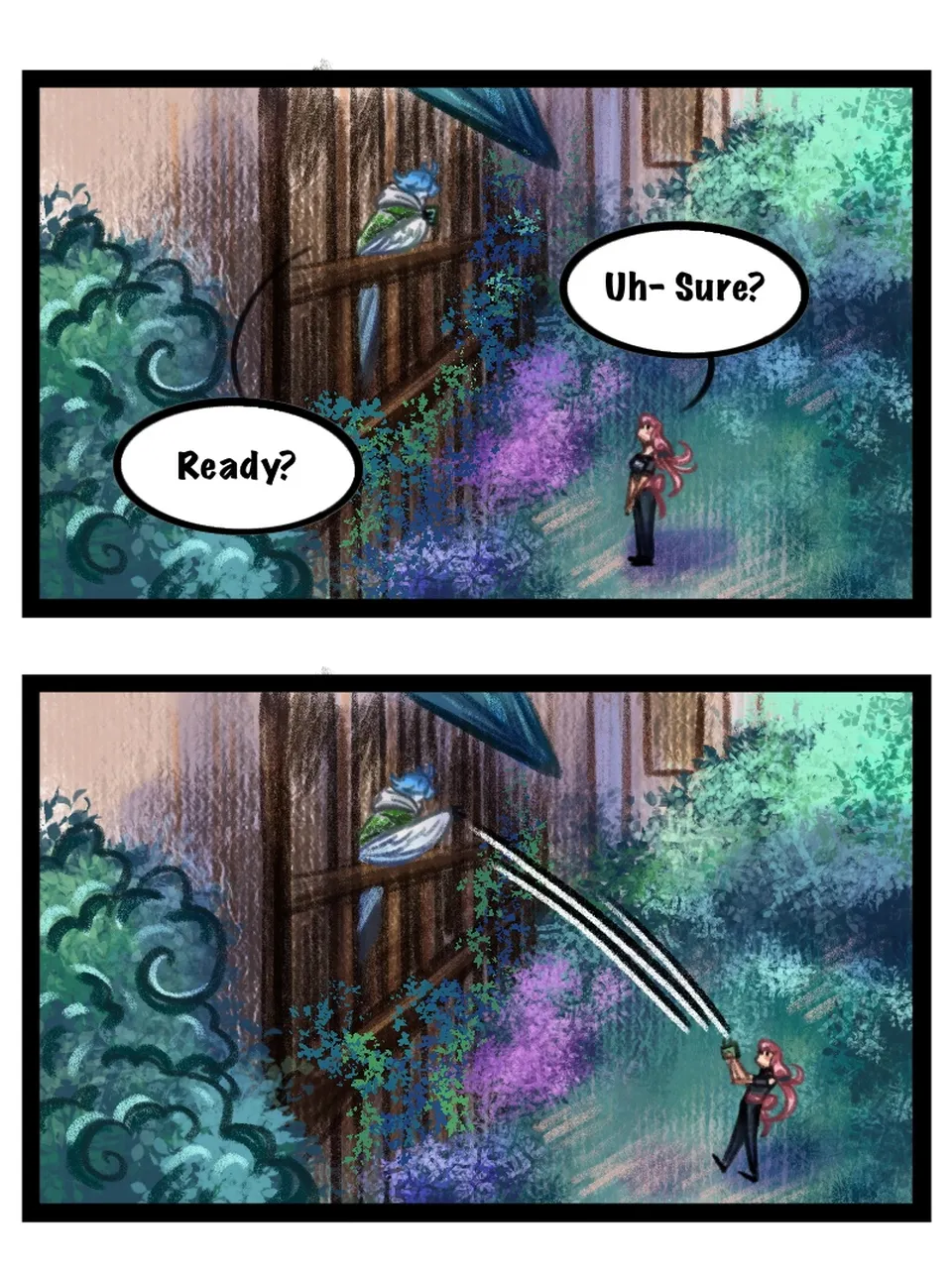 Chapter 7.1 - A spoken word takes it's flight, page 29