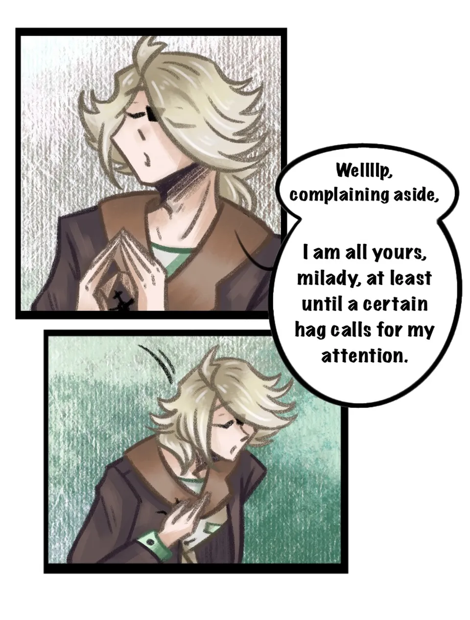Chapter 7.1 - A spoken word takes it's flight, page 39