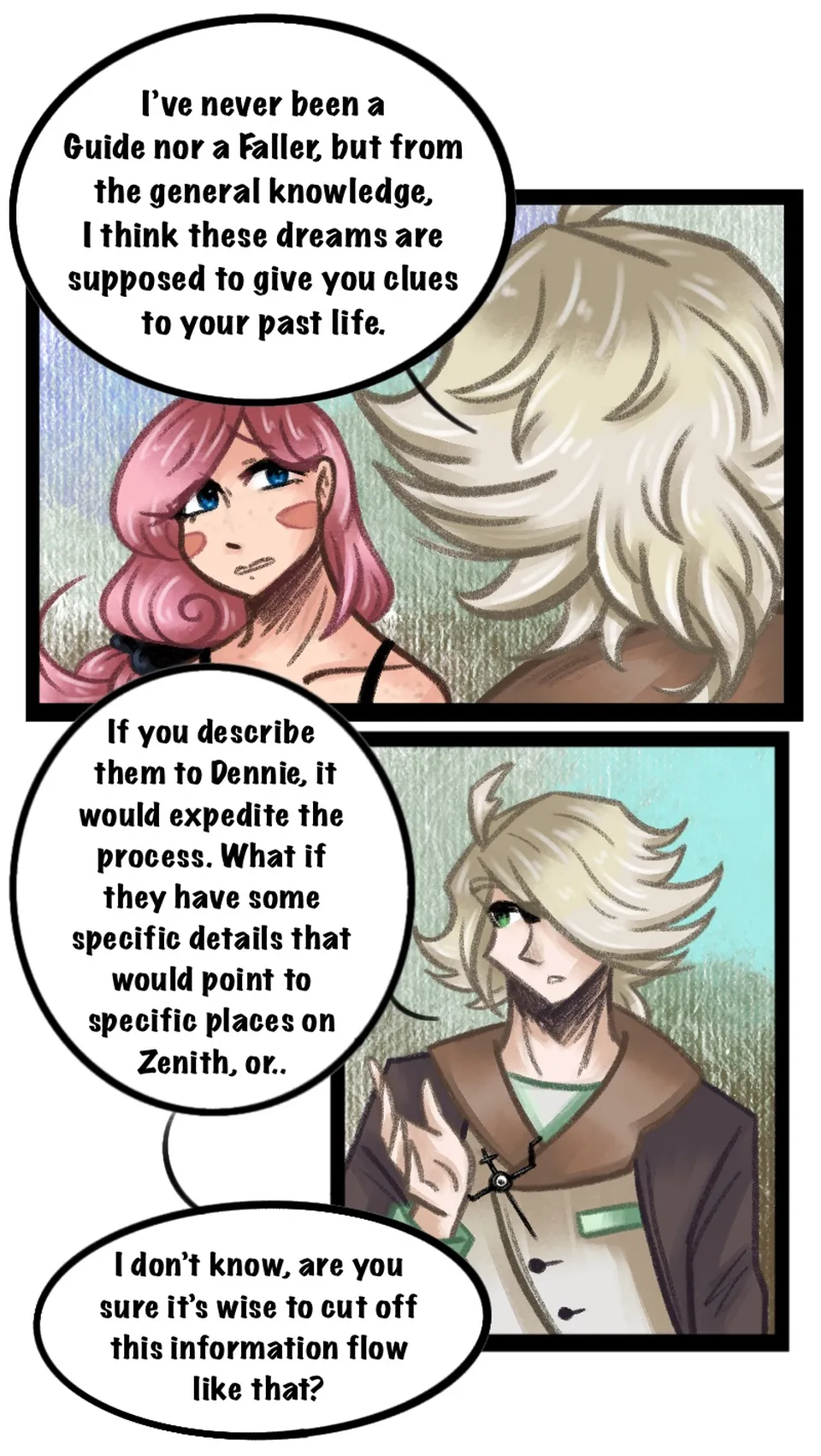 Chapter 7.1 - A spoken word takes it's flight, page 49