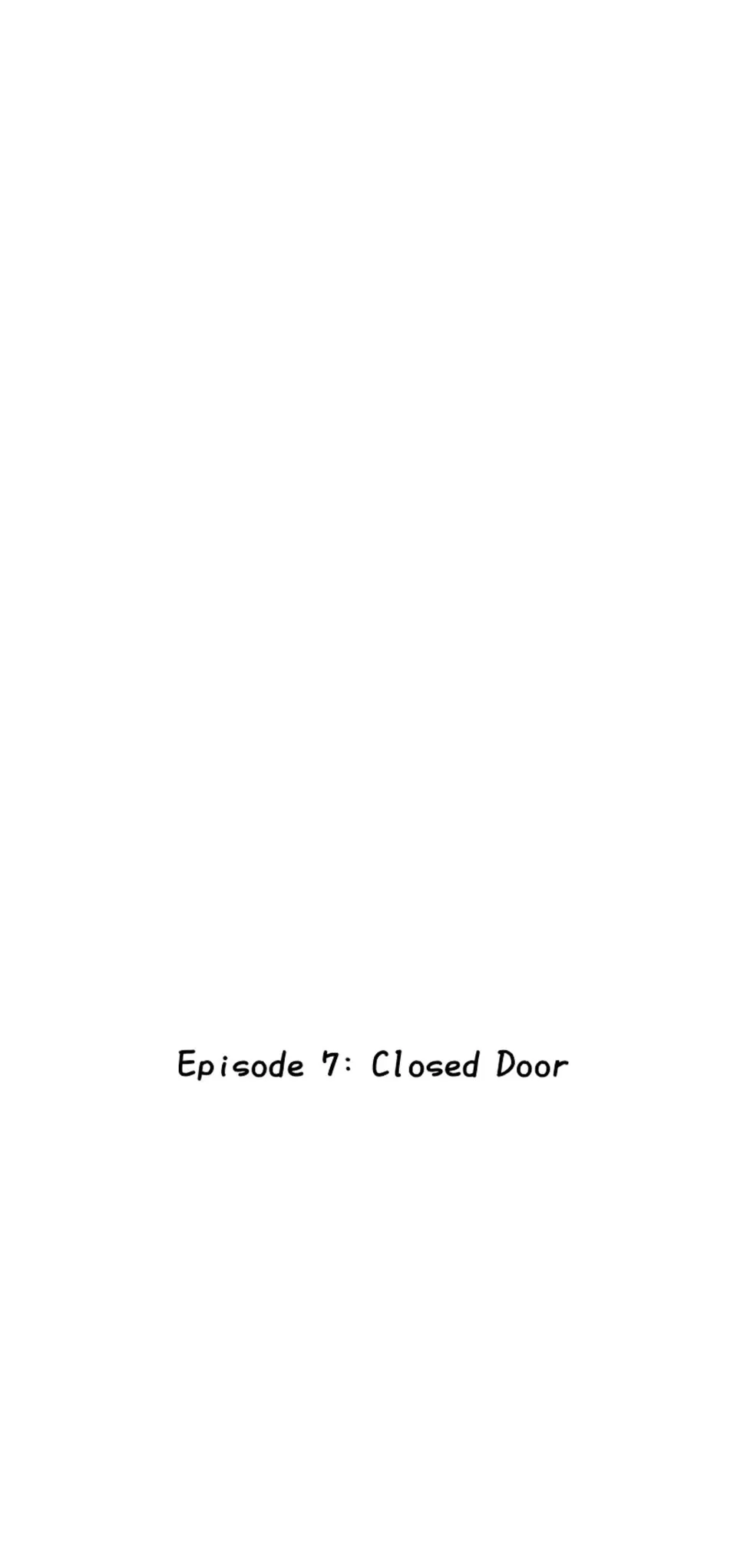 7: Closed Door, page 1