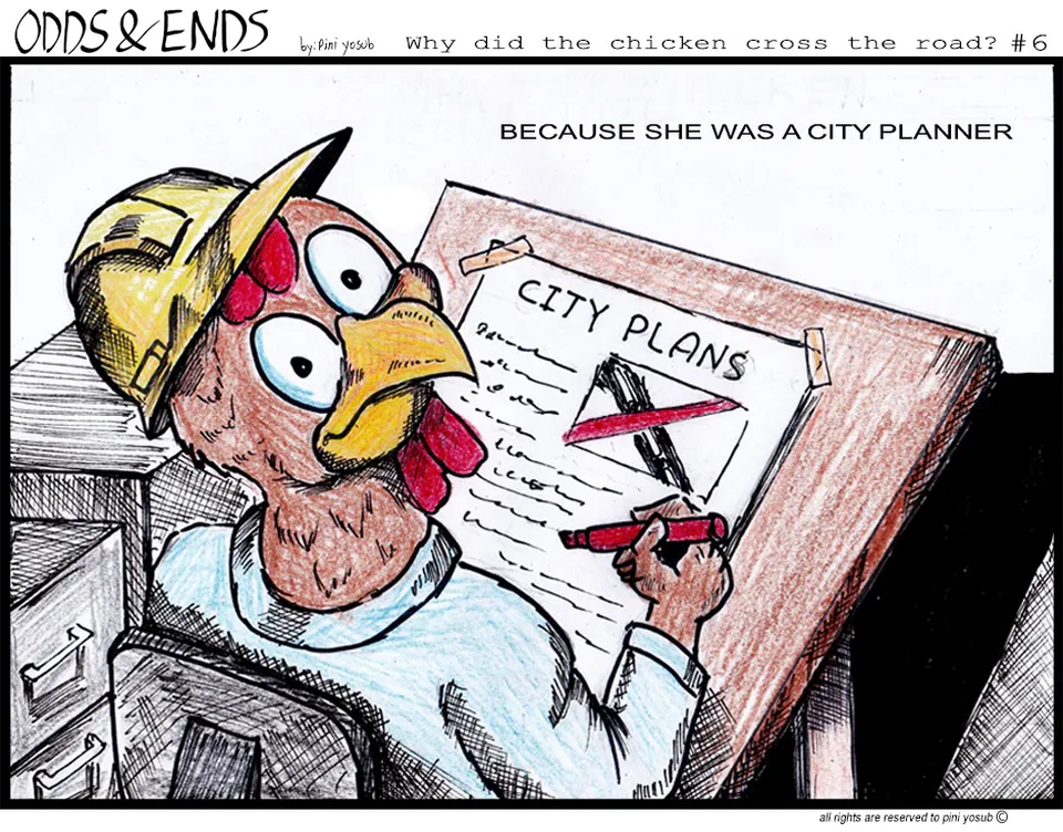 6. WHY DID THE CHICKEN CROSS THE ROAD?, page 1