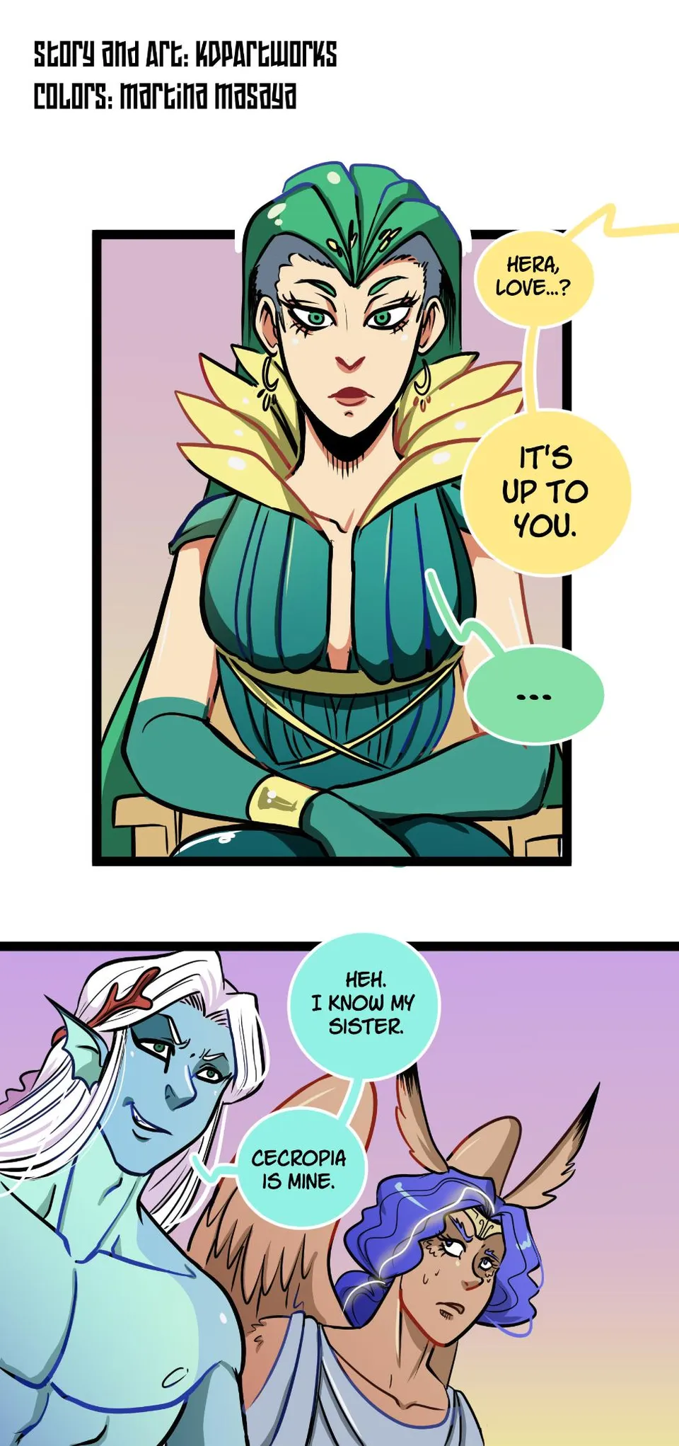 The Claim, part V (ending): Cecropia has a new patron!, page 1
