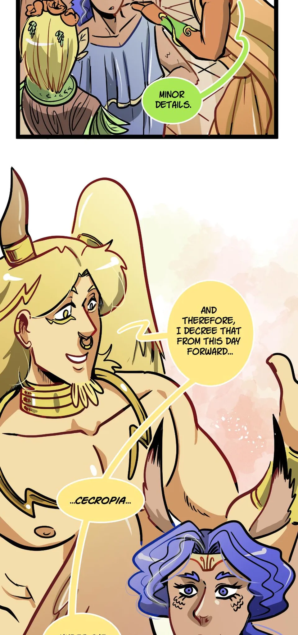 The Claim, part V (ending): Cecropia has a new patron!, page 14