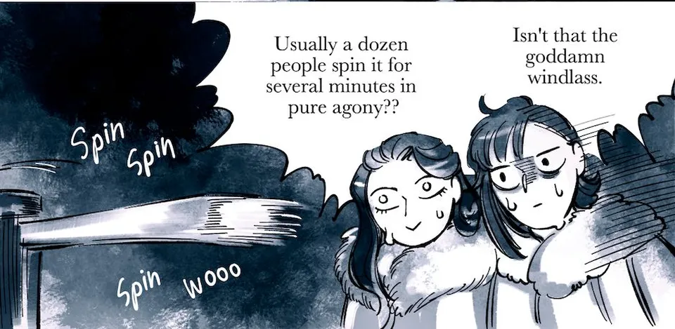 Episode 12 : Dark, dreary sea, page 47