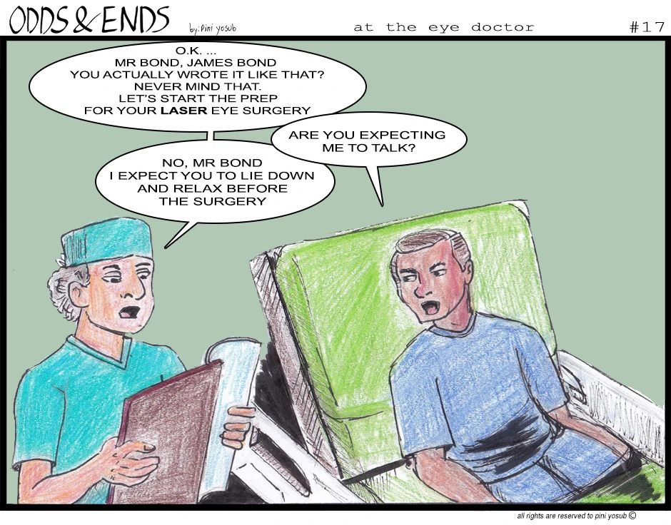 17. AT THE EYE DOCTOR, page 1