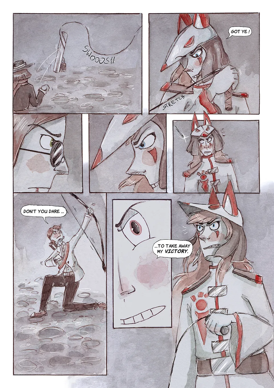 The faithful arrow, página 1