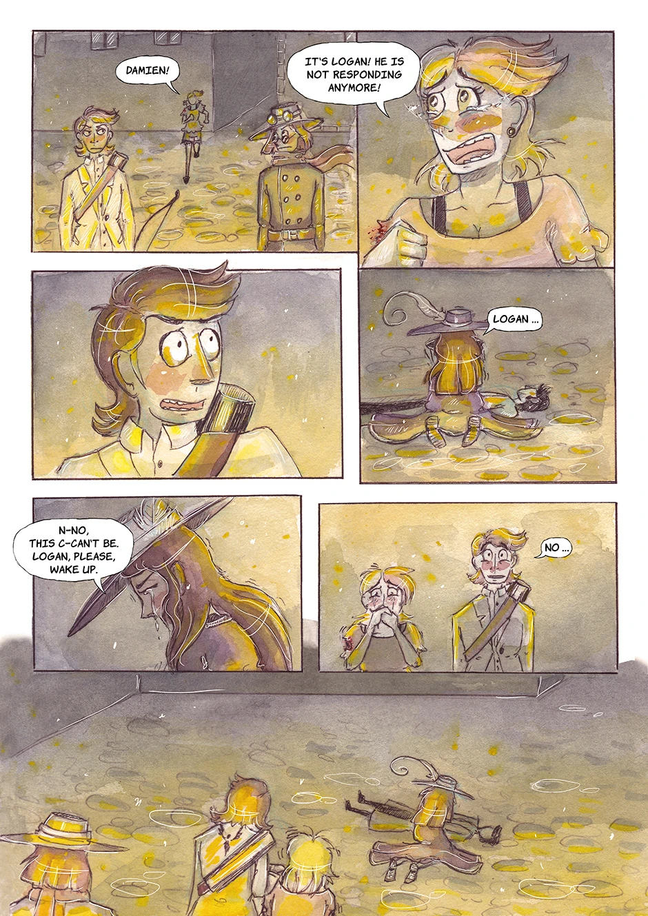 The fallen hunter หน้า 1