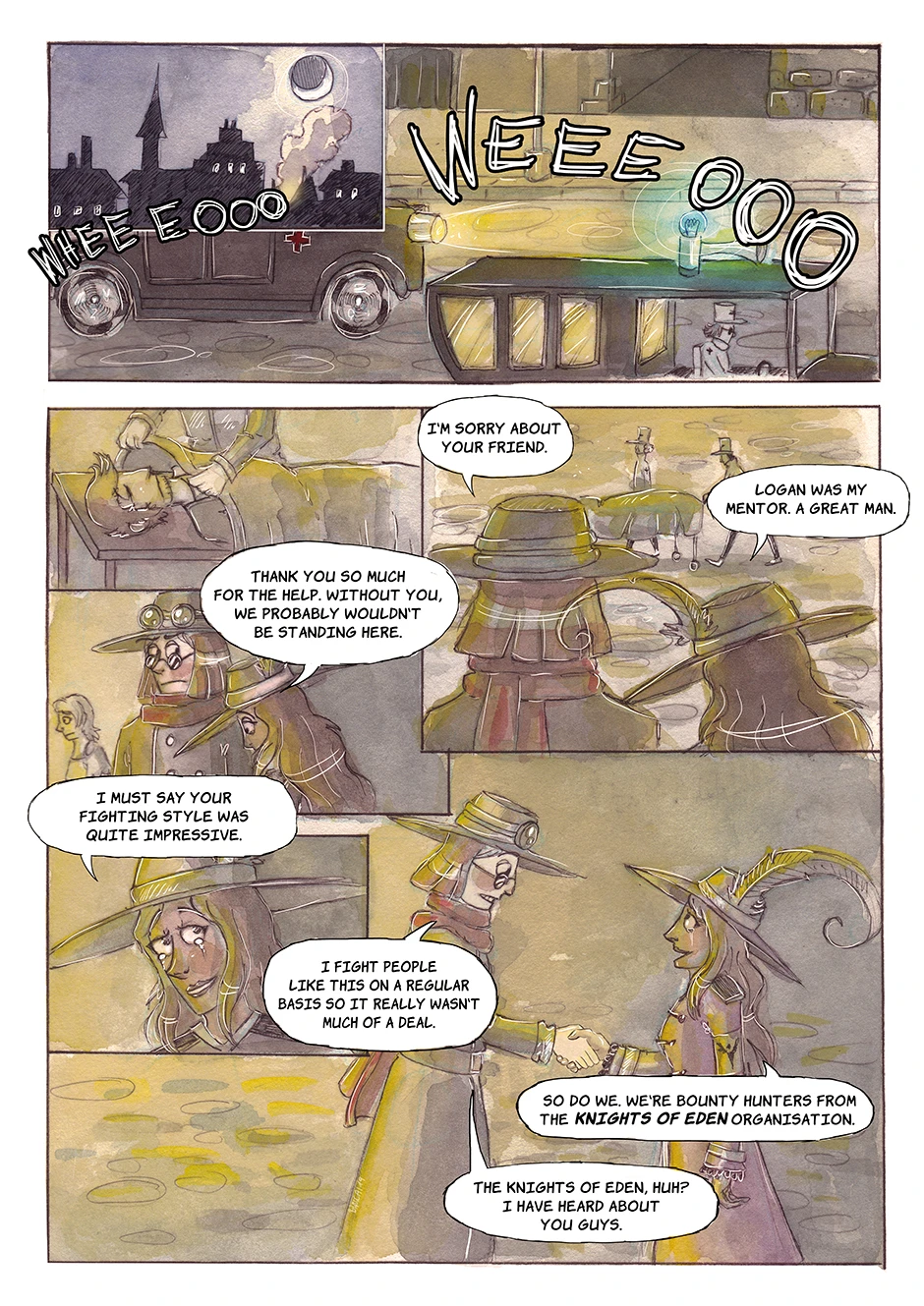 The Knights of Eden หน้า 1