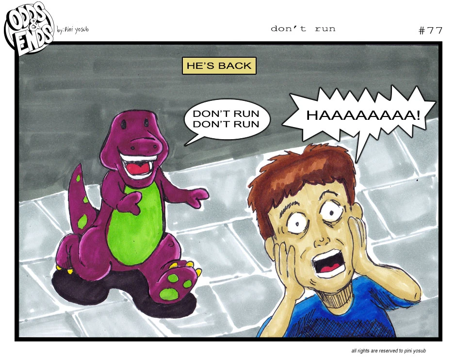 77. DON'T RUN, page 1