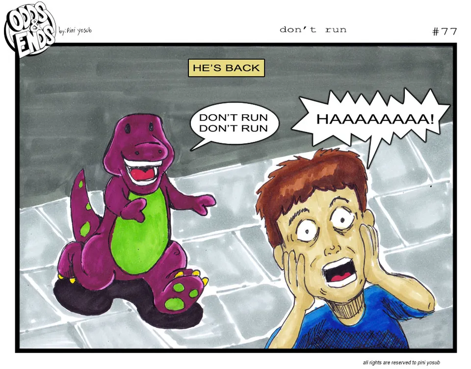 77. DON'T RUN, page 1