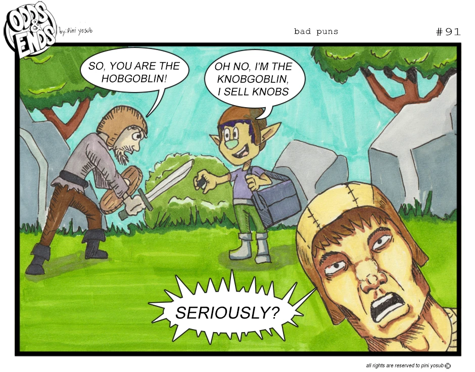 91. BAD PUNS, página 1