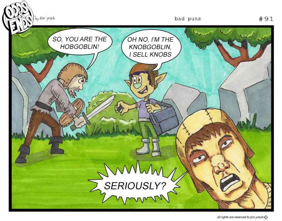91. BAD PUNS, página 1