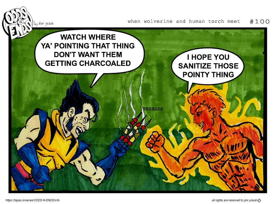 100. WHEN WOLVERINE AND THE HUMAN TORCH MEET, page 1