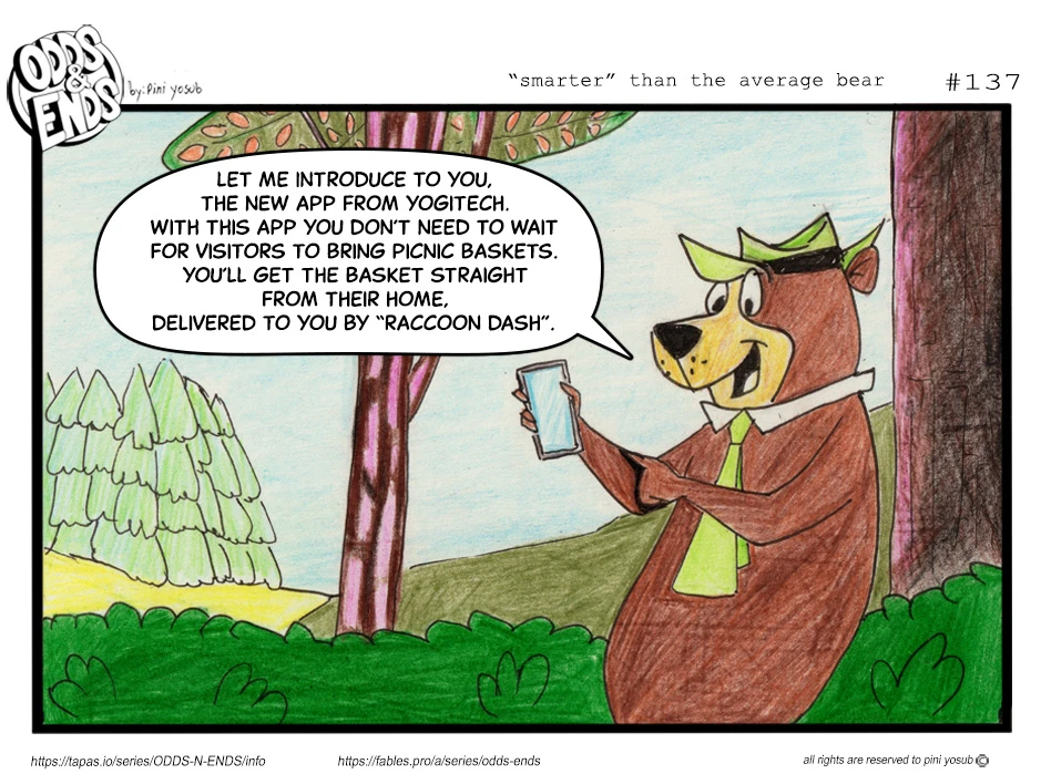 137. "SMARTER" THAN THE AVERAGE BEAR, page 1