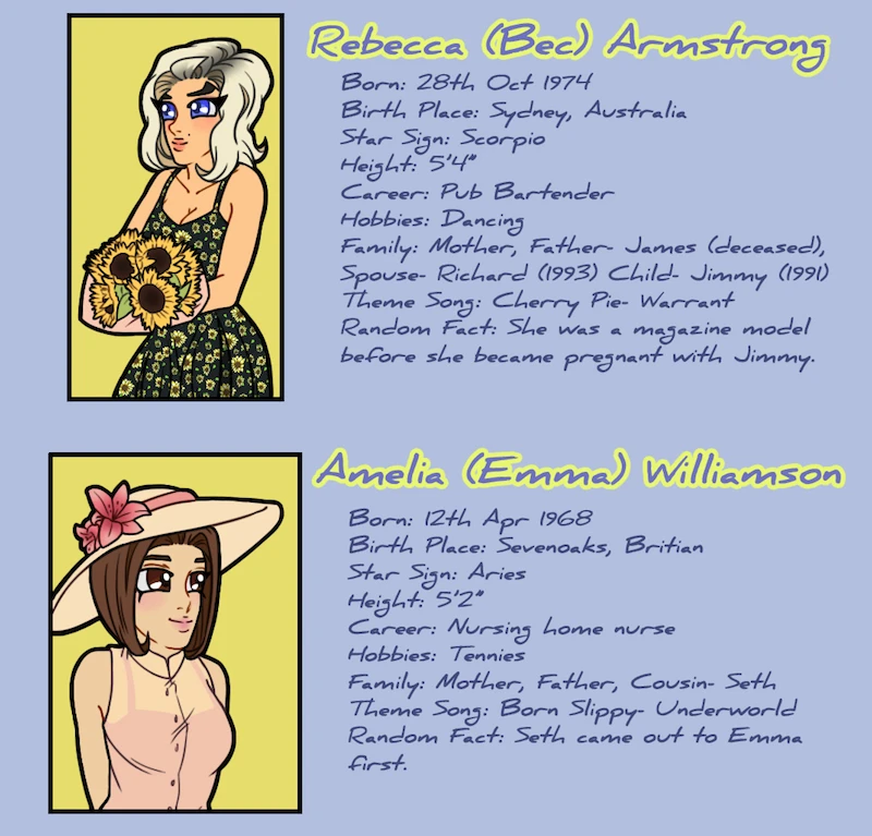 P & L character profiles，第 2 頁