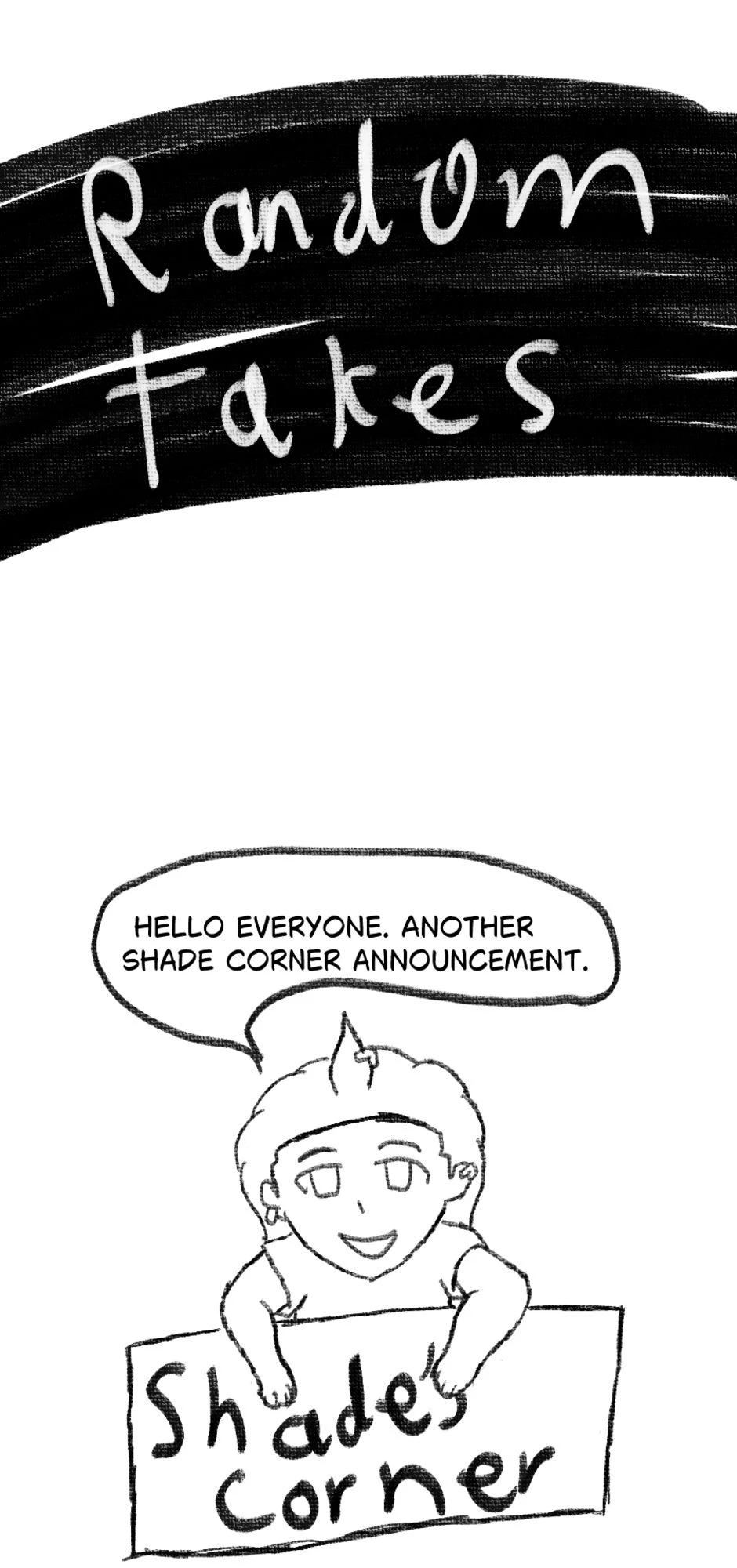 Shade Corner: The End of One Era, page 1
