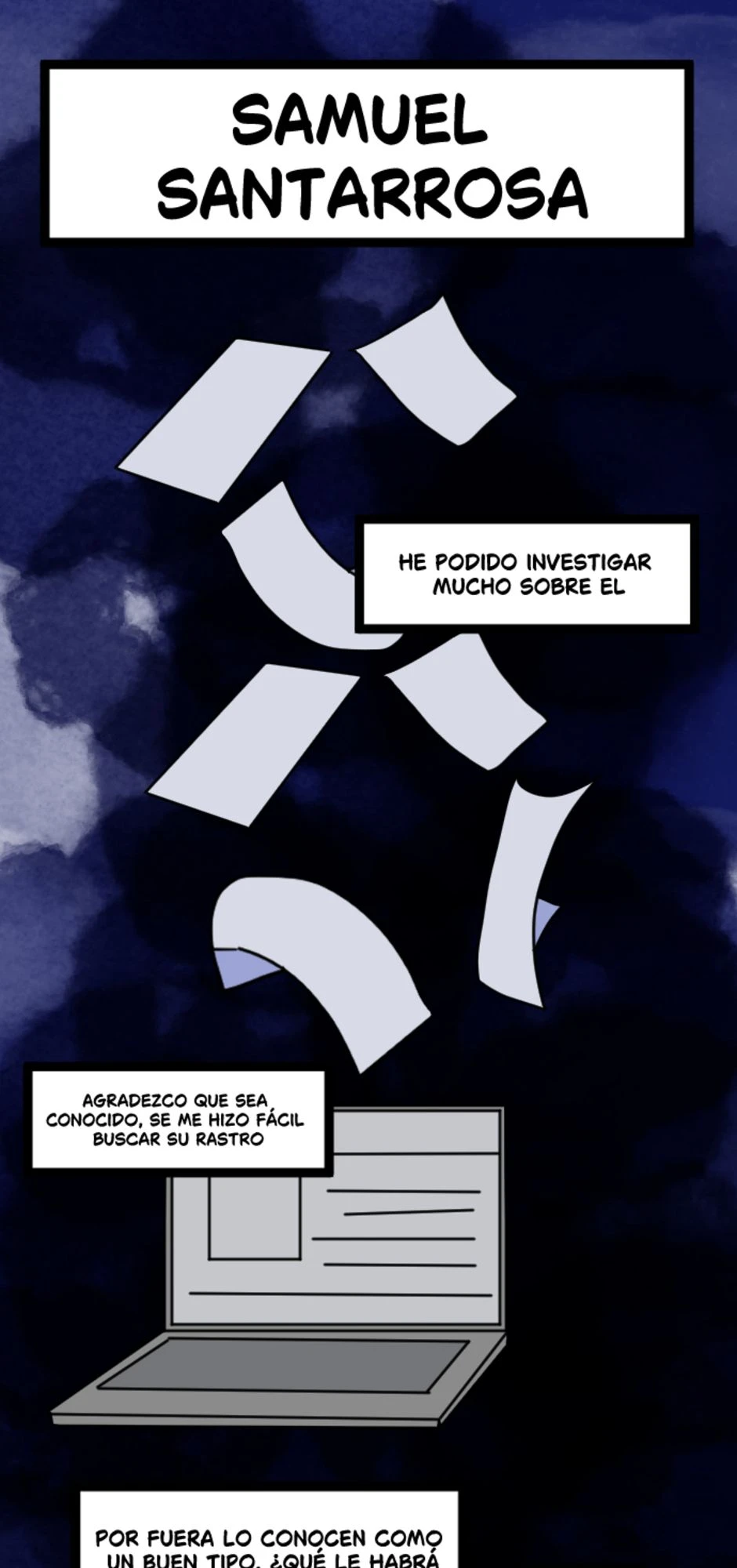 Samuel Santarrosa, page 1