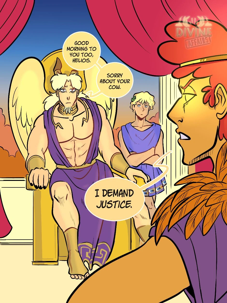 Divine affairs on socials: Helios demands justice!, página 2