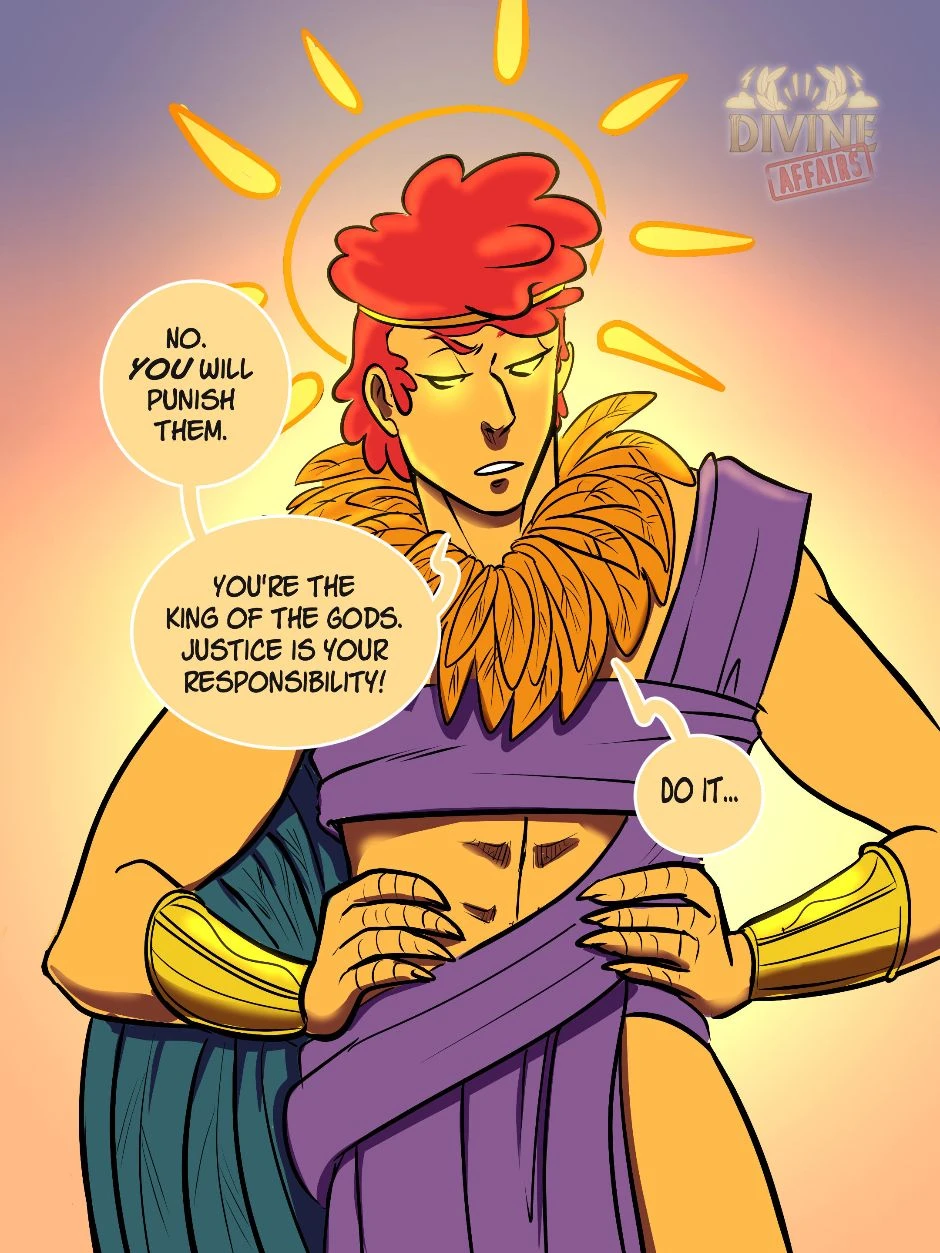Divine affairs on socials: Helios demands justice!, página 4