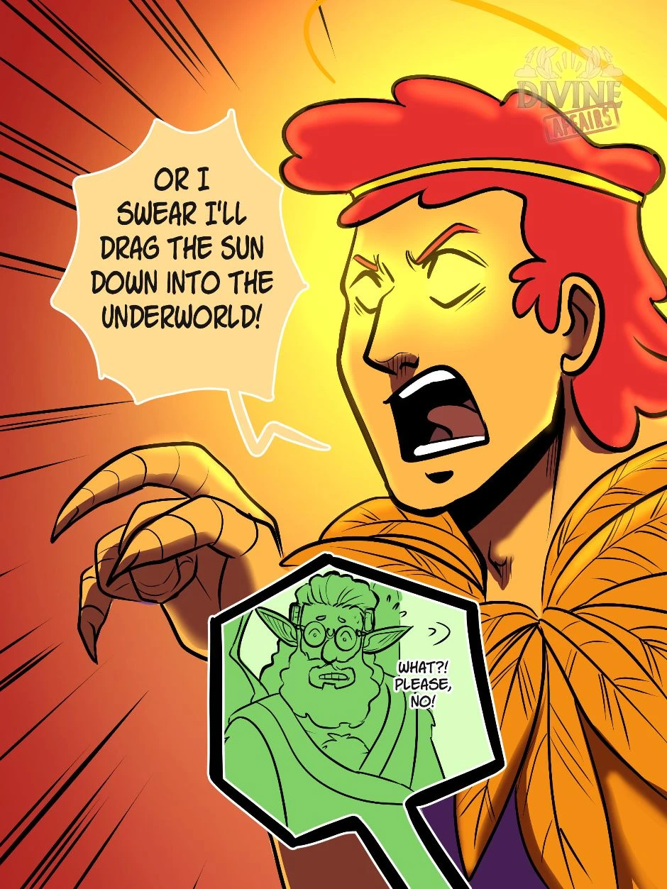 Divine affairs on socials: Helios demands justice!, página 5