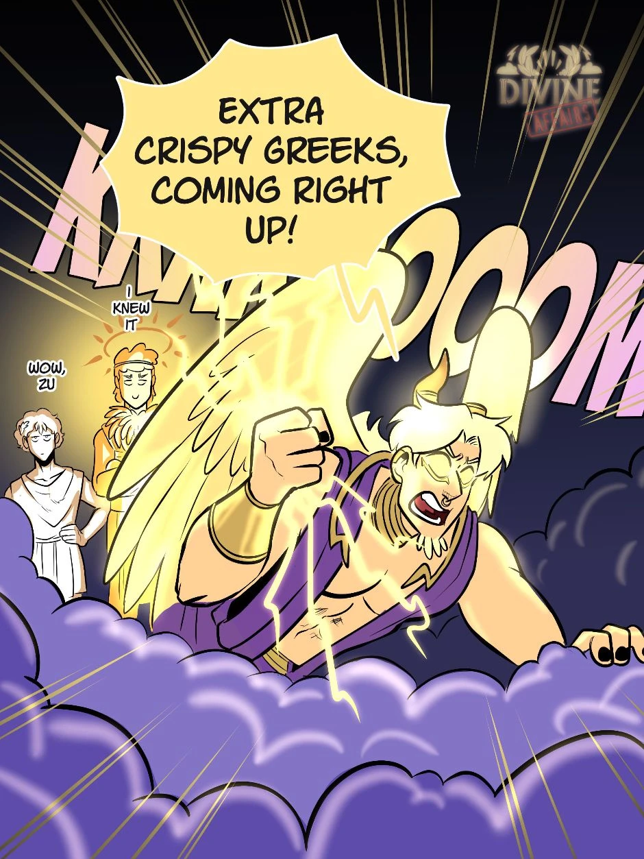 Divine affairs on socials: Helios demands justice!, página 9