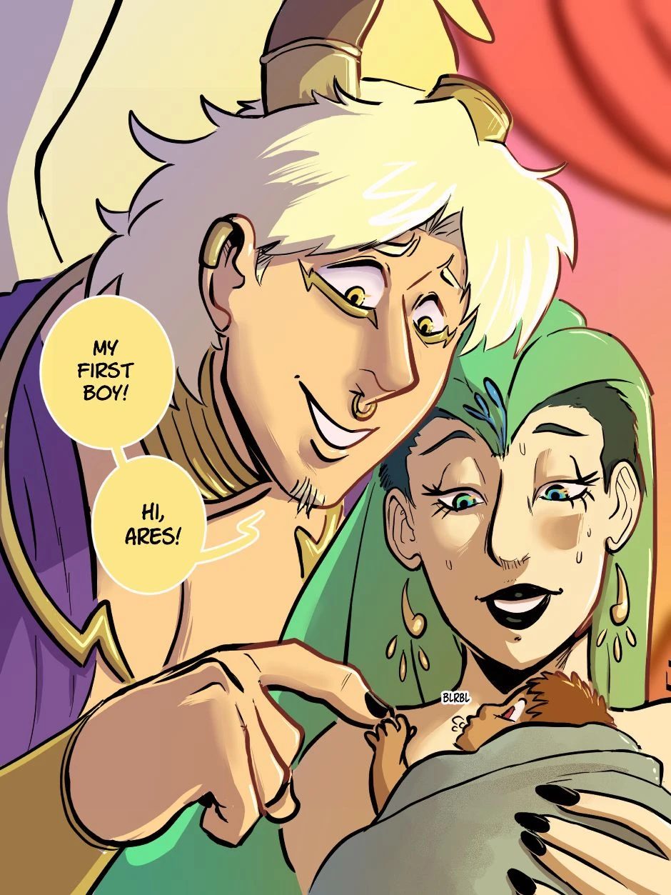 Divine Affairs on socials: Ares Childhood p.1, page 1