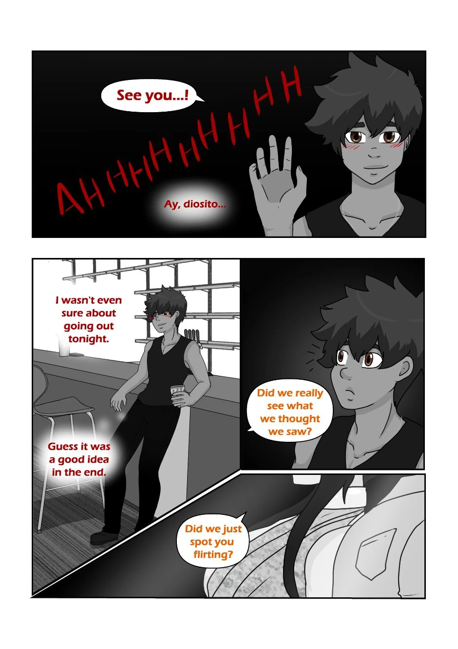 Chapter 1: The Man with the Blue Fire (Part 1)，第 8 頁