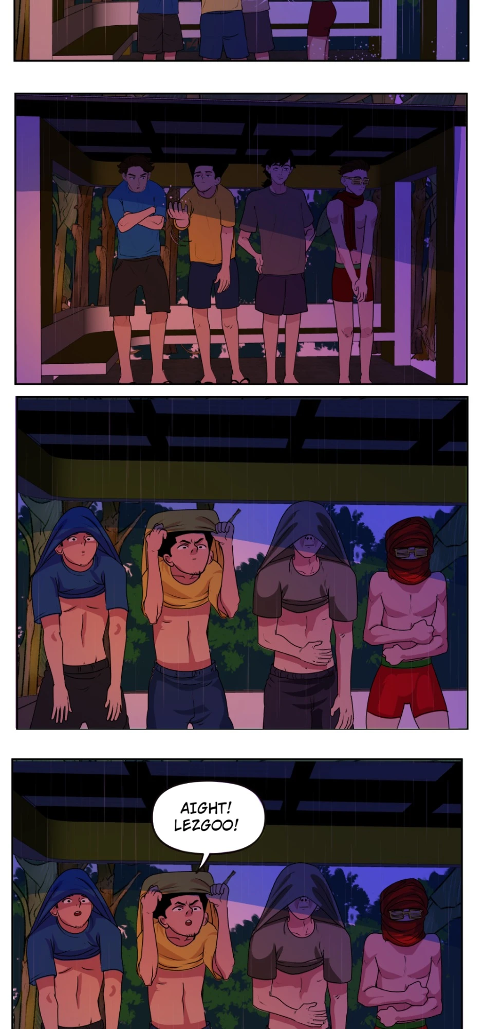 When it rains, it's wet., page 4