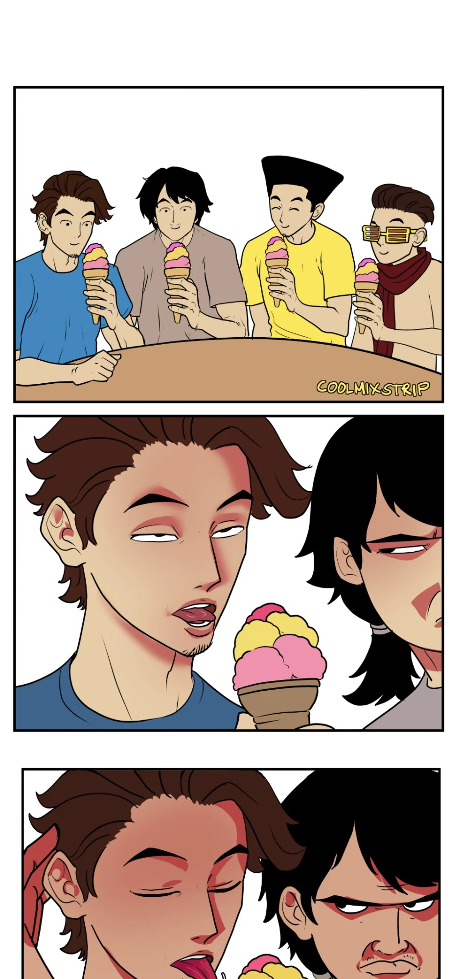 Ice cream with the boys, page 1