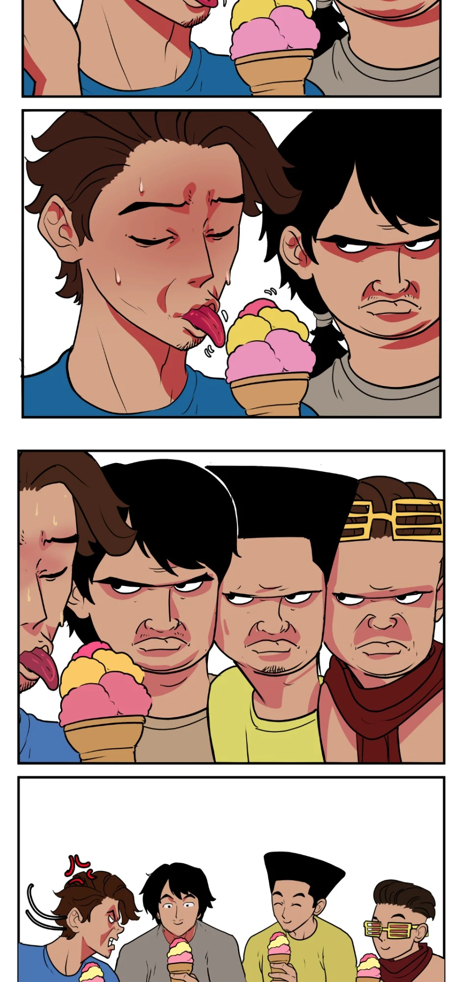 Ice cream with the boys, page 2