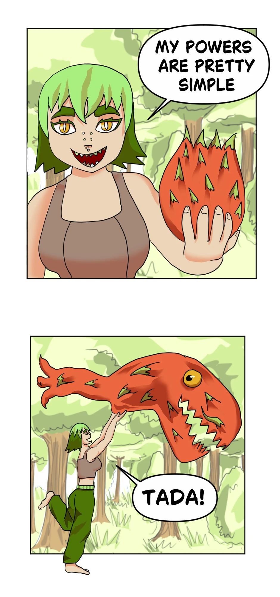 My powers, page 1